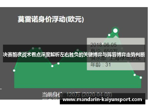 决赛前夜战术看点深度解析左右胜负的关键博弈与阵容博弈走势判断
